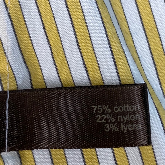 The Limited striped, sleeveless, button down shirt - Picture 8 of 8